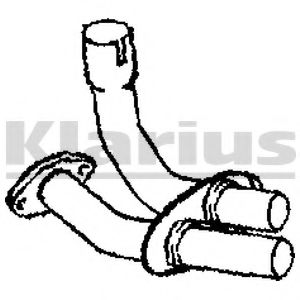 110452 KLARIUS Exhaust Pipe