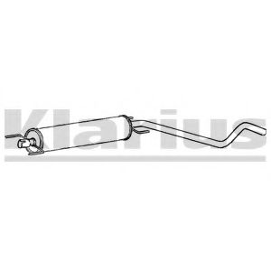 250640 KLARIUS Exhaust System Middle Silencer