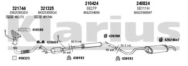 790220E KLARIUS Exhaust System