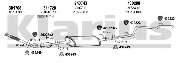 930884E KLARIUS Exhaust System