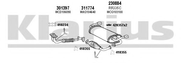 120326E KLARIUS Exhaust System