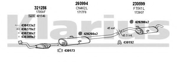 330761E KLARIUS Exhaust System