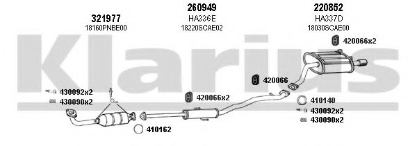 420417E KLARIUS Exhaust System