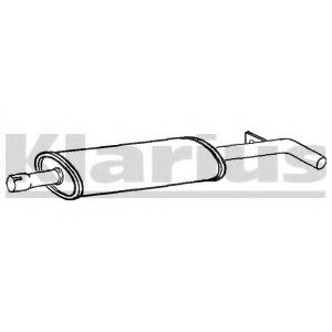 240756 KLARIUS Exhaust System Middle Silencer