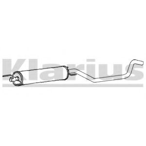 260926 KLARIUS Exhaust System Middle Silencer