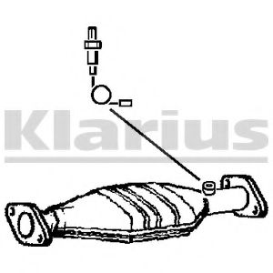 311791 KLARIUS Exhaust System Catalytic Converter