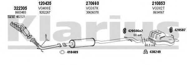 960342E KLARIUS Exhaust System
