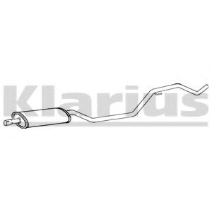 260961 KLARIUS Exhaust System Front Silencer