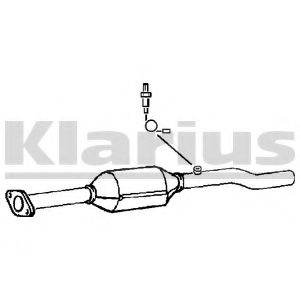 311824 KLARIUS Exhaust System Catalytic Converter