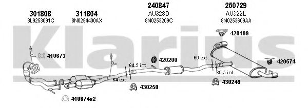 940637E KLARIUS Exhaust System