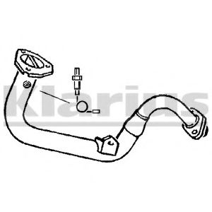 301482 KLARIUS Brake System Brake Pad Set, disc brake