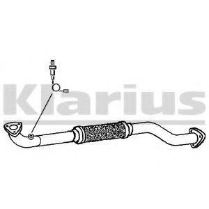 301809 KLARIUS Brake Pad Set, disc brake