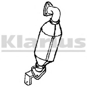 321824 KLARIUS Exhaust System Catalytic Converter