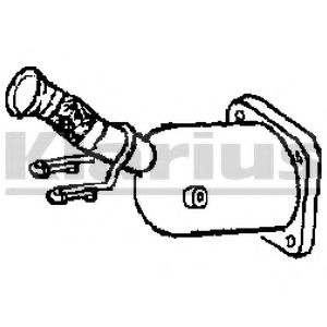 312153 KLARIUS Brake System Cable, parking brake