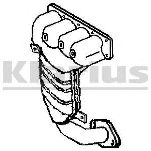 322041 KLARIUS Exhaust System Catalytic Converter