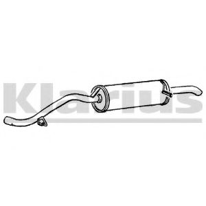 AN536W KLARIUS Exhaust System End Silencer