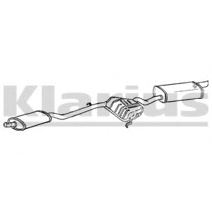 AR147K KLARIUS Exhaust System End Silencer