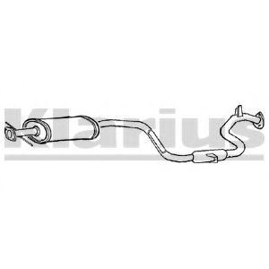 CL185K KLARIUS Exhaust System Middle Silencer