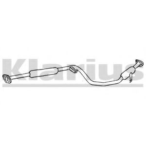 CL251M KLARIUS Exhaust System Middle Silencer