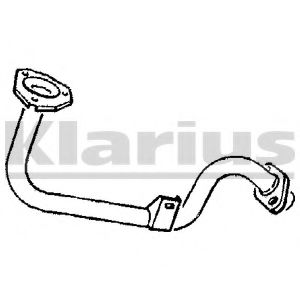 CN264D KLARIUS Exhaust Pipe