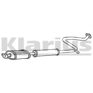 DN321K KLARIUS Exhaust System Middle Silencer