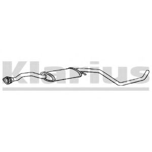 FE171H KLARIUS Exhaust System Middle Silencer