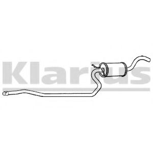 FE359G KLARIUS Exhaust System Middle Silencer