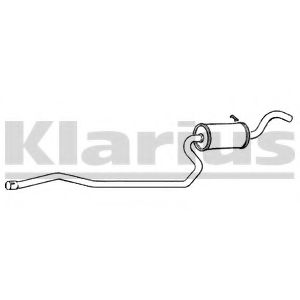 FE403Q KLARIUS Exhaust System Middle Silencer