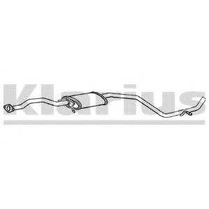FE584B KLARIUS Exhaust System Middle Silencer
