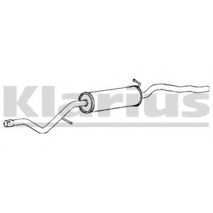 FE610L KLARIUS Exhaust System Middle Silencer