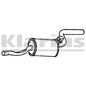 FT38T KLARIUS Exhaust System End Silencer