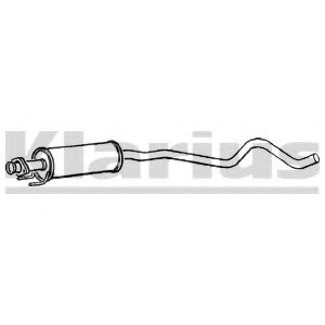 GM27K KLARIUS Exhaust System Middle Silencer