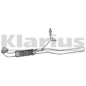 GM512A KLARIUS Exhaust System Exhaust Pipe