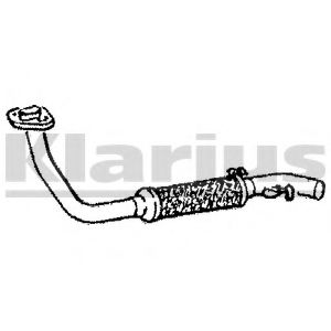 GM85B KLARIUS Exhaust System Exhaust Pipe