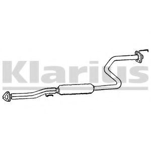 HA242T KLARIUS Exhaust System Middle Silencer