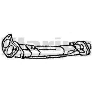 HA78B KLARIUS Exhaust Pipe