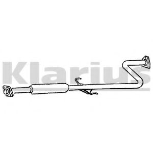 HA91G KLARIUS Exhaust System Middle Silencer