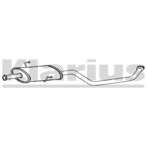 HY94M KLARIUS Exhaust System Middle Silencer