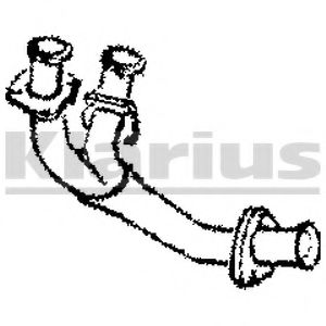 JR234W KLARIUS Exhaust System Exhaust Pipe