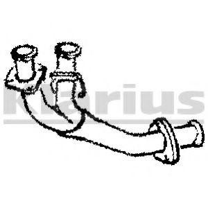 JR235V KLARIUS Exhaust Pipe