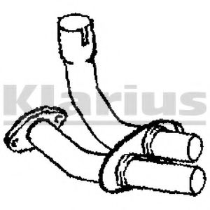 JR318X KLARIUS Exhaust Pipe