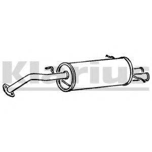 MA159M KLARIUS Exhaust System End Silencer