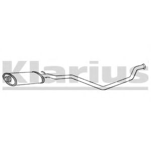PG184C KLARIUS Exhaust System Middle Silencer