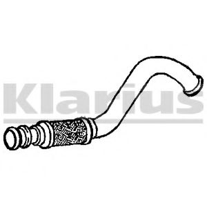 PG655J KLARIUS Exhaust System Exhaust Pipe
