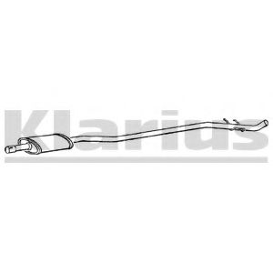 RN299L KLARIUS Exhaust System Front Silencer
