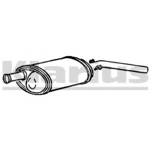 RN427A KLARIUS Exhaust System End Silencer