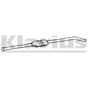 RN758L KLARIUS Exhaust System Middle Silencer
