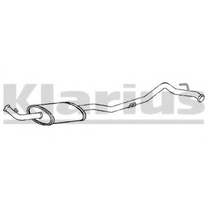 RN785X KLARIUS Exhaust System Middle Silencer