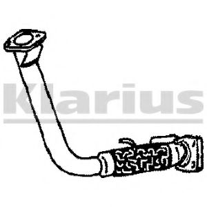 RR204V KLARIUS Exhaust Pipe