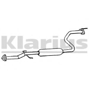 RR258P KLARIUS Exhaust System Middle Silencer